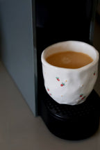 Strawberries & Daisies Espresso Cup